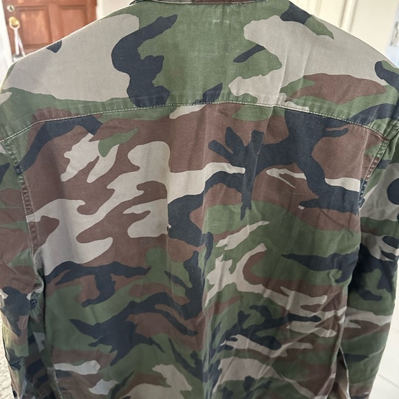 RL denim & supply mens camo shirt L - Picture 2 of 5